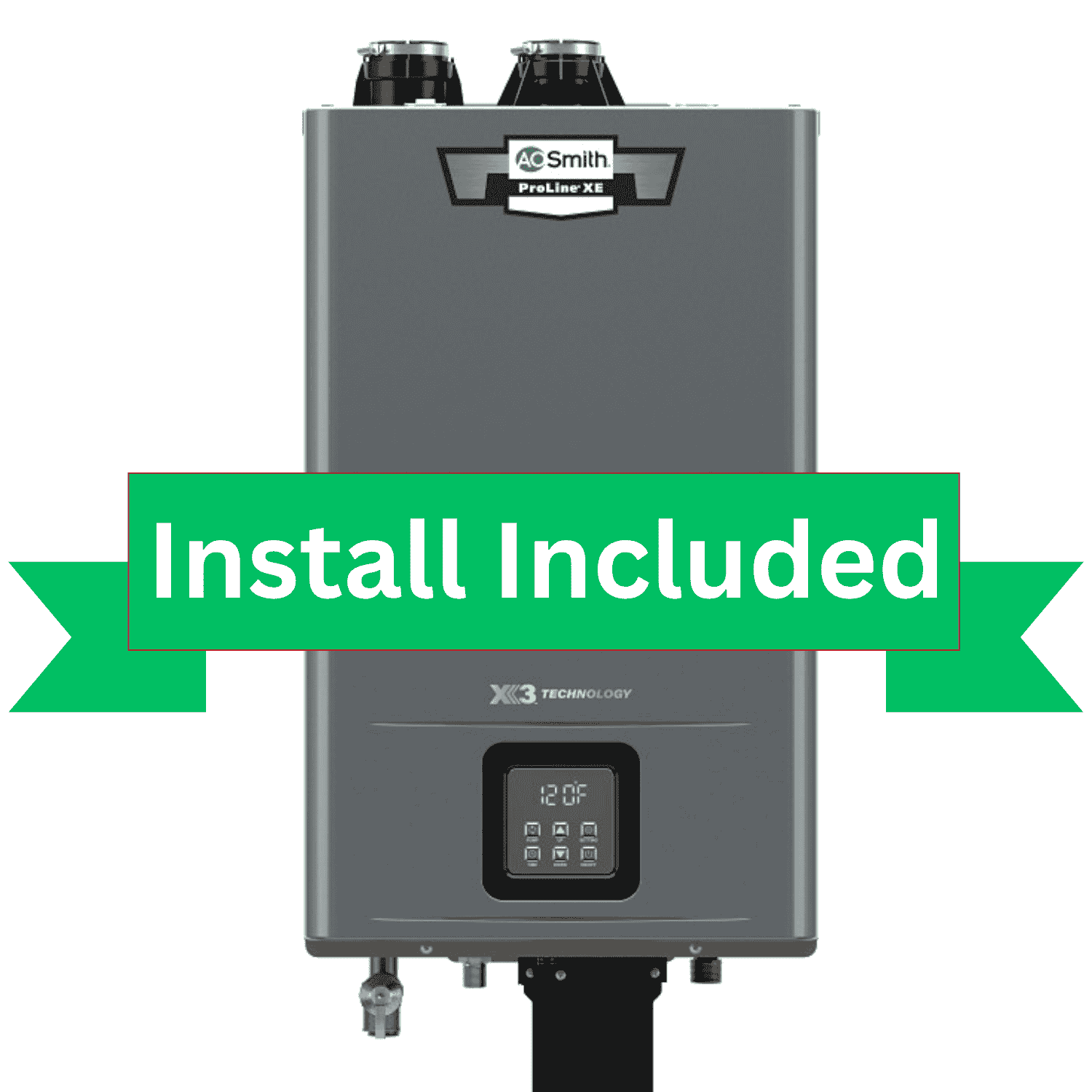 A.O. Smith ATM-160X3 Tankless Water Heater 10.5 GPM, 160,000 BTU