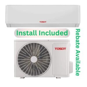 Tosot 3 Zone Ductless Mini Split Heat Pump System